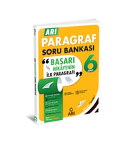 Arı Yayıncılık 2024-2025 Müfredat Yeni Nesil 6.Sınıf Paragraf Soru Bankası (Çok Renkli)