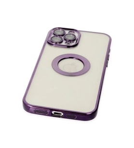 Durukar® iPhone 12 Pro Kılıf Slot Silikon - Mor