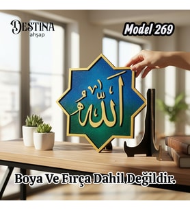 Destina Ahşap Mandala Boyama Seti- Ekonomik Seri- Eko Model 269