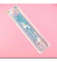 Kawaii Simli My Hello Kitty Kuromi Cinnamoroll  Pompomporin Cetvel