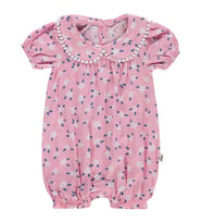Civil Baby Kol Ve Yaka Fırfırlı 6-18 Ay Tulum - Pembe