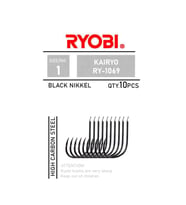 Ryobi Kairyo RY-1069 Black Nickel Olta İğnesi No:2/0