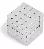 10mm X 10mm X 10mm Güçlü Küp Neodyum Mıknatıs