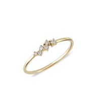 14k Altın Snow Queen Taşlı Yüzük
