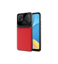 Oppo A15S Uyumlu Kılıf Zore Emiks Kapak (Kırmızı)