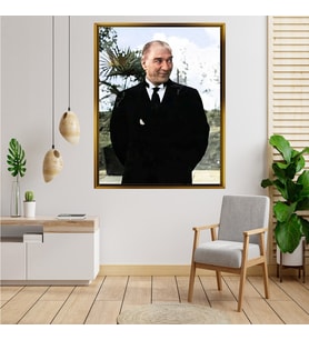 ÇERÇEVELİ ATATÜRK TABLO S482