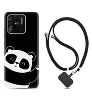 Xiaomi Poco X3 Pro M4 Pro X4 Pro C40 10C Kılıf Boyun Askılı Silikon Bay Bay Panda 1784