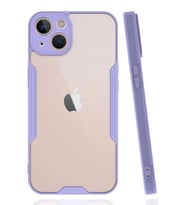Durukar® iPhone 14 Kılıf Platin Silikon - Lila