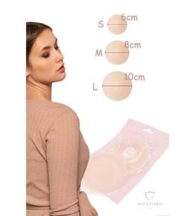 Silikon Göğüs Ucu Pedi K-004