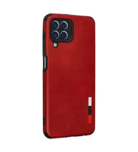 Samsung Galaxy M33 Kılıf Loop Deri Silikon - Kırmızı