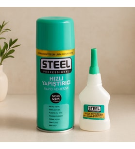 Hızlı Yapıştırıcı 400 ml + 70 g Çok Yüzeyli (MDF, Ahşap, Metal)