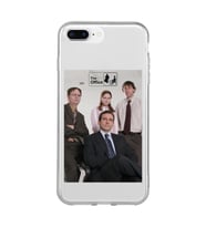 Iphone 7 Plus ve 8 Plus Uyumlu The Office Tasarımlı Şeffaf Telefon Kılıfı