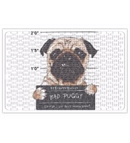 Bad Puggy Pug Köpek Puzzle 240 Parça Yapboz
