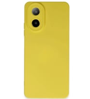 A38 Kılıf Nano içi Kadife Silikon - Sarı
