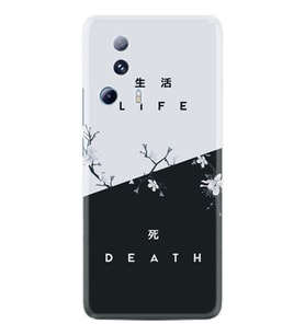 Xiaomi Mi 13 Lite Kılıf Resimli Desenli Baskılı Silikon Life and Death 1339