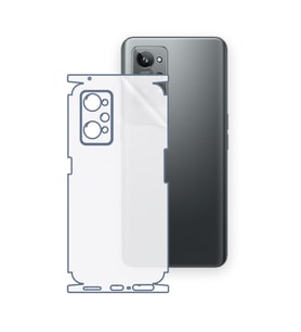 SChitec Realme GT2 Uyumlu Fullbody Arka Kaplama Hidrojel Koruyucu Film