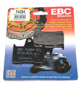Ebc Fa254 2004-2005 Suzuki GSX-R 600 Srad Uyumlu Arka Fren Balatası Organik Bala