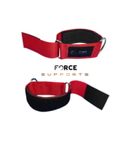Force SupportsFitness Ağırlık Ayak Bilek Kayışı - Fitness Ağırlık Çekiş Aparatı (2 Adet) (Kırmızı)