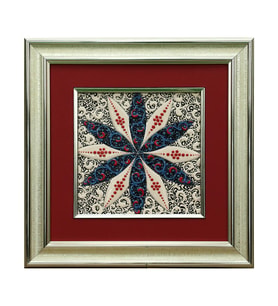e38 EL İŞÇİLİĞİ ÇİNİ TABLO 34*34 CM - 6271