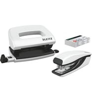 Nexxt mini delgeç ve zımba seti, 10 sayfaya kadar, P2 No. 10 zımba teli, inci beyazı, WOW, 55612001