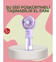 Mey İthalat® 4 Kademeli Serinletici Su Buharlı El Vantilatörü