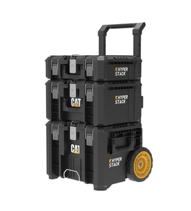 CAT DA41005 HYPER STACK Ağır Hizmet Tipi 3’Lü Tekerlekli Kilitli Takım Çantası Seti