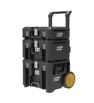 CAT DA41005 HYPER STACK Ağır Hizmet Tipi 3’Lü Tekerlekli Kilitli Takım Çantası Seti