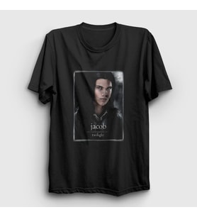 Presmono Unisex Siyah Jacob Twilight T-Shirt 311428tt