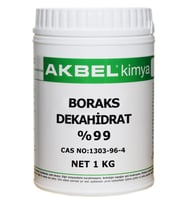 AKBEL BORAKS DEKAHİDRAT 1 KG (Beyaz)
