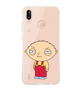Huawei P20 Lite Uyumlu Baskılı Yumuşak Silikon Şeffaf Telefon Kılıfı