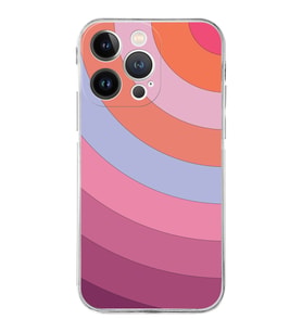 Apple iPhone 13 Pro Max Uyumlu Kamera Korumalı Tıpalı Kapak Renk Cümbüşü Tasarımlı Şeffaf Kılıf