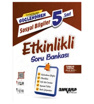 Ankara Yayıncılık 2024-2025 Müfredat 5 Sınıf Sosyal Etkinlikli Sorular İzleme Testleri Yazılı Çalışmaları (Çok Renkli)