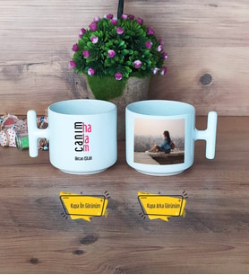 Halaya Hediye Kupa Bardak T Fotoğraflı Anneler Günü Doğum Günü Hediyesi