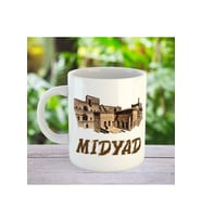 Midyad Kupası Porselen Kupa (Beyaz)