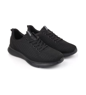 VOLİS Siyah Fileli Günlük Bağcıklı Çocuk Sneaker Ayakkabı (36-40)