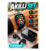 S20 Akıllı Saat ve Bluetooth Kulaklık Seti – Geniş Ekran, Spor ve Günlük Takip Özellikleri