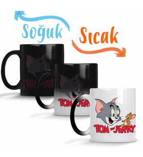 Tom Ve Jerry Sihirli Kupa Bardak Porselen