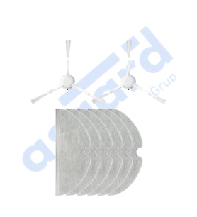 Dreame F9 - Z10 Pro Uyumlu 2 Yan Fırça 6 Mop PKT-iasgf0001102
