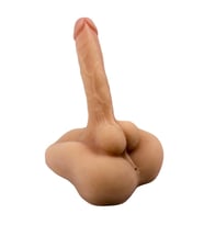 LilituShop 2 İşlevli Realistik 18 cm Penisli Erkek Kalça