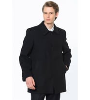 PLT8206 DEWBERRY ERKEK PALTO-SİYAH