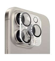Vendas iPhone 16 Pro Uyumlu Integrad Tam Uyumlu Kamera Lens Koruyucu 2 Adet (Siyah)