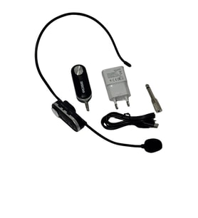 ROSE R-101-KW UHF Kablosuz Kulaklık Mikrofonu (Siyah)