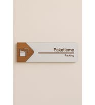Lucena Paketleme Ofis Oda Kapı İsimliği Yönlendirme Tabelası Levhası Kişiselleştirilebilir