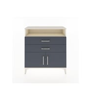 Arges Şifonyer 2 Raflı 2 Çekmeceli 2 Kapaklı 88x30x96 Aytaşı-Antrasit