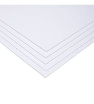 1 mm 70x100 cm Fotoblok (Straforlu Maket Kartonu) Beyaz 5 Adet 