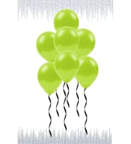 Metalik Açık Yeşil Balon 10'lu M125