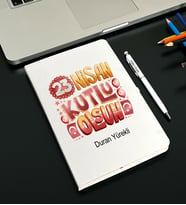 23 Nisan Tasarımlı Kişiye Defter Ve Kalem Seti
