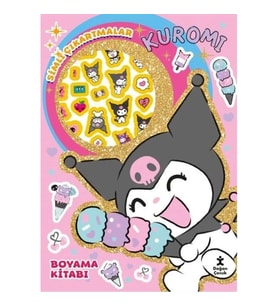 Kuromi - Star Simli Çıkartmalı Boyama Kitabı
