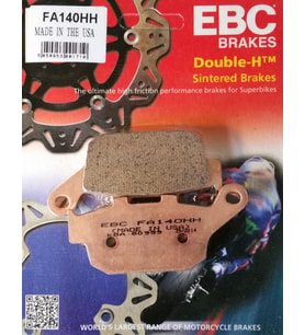 Ebc Fa140Hh 2009-2012 Triumph Street Triple R (675) Uyumlu Arka Fren Balatası Si