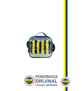 Fenerbahçe Orijinal Lisanslı Çocuk Beslenme Çantası Fb Çanta (Sarı-Lacivert)
